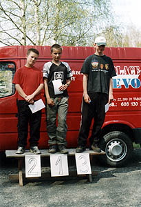 Sokol Keme, Jihoesk ebek 2003, 1. kolo kat. H14, 1. msto Troup Pavel, 2. msto Troup Martin