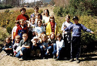 Z Holubov 2003, ekologick vchova, nvtva Lesn kolky v ervenm Dvoe