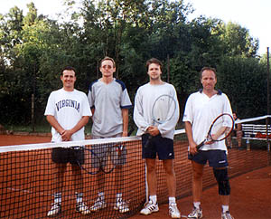 Keme 2003, nejlep hri z turnaje jednotlivc na kemeskch kurtech (Reitinger, Klinkl, vtz turnaje Dvok, Matouek)