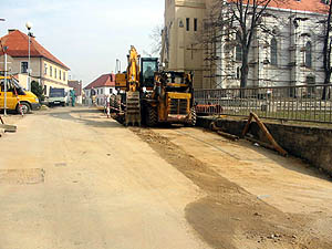 Keme 2005, rekonstrukce kanalizan st, Keme - nmst
