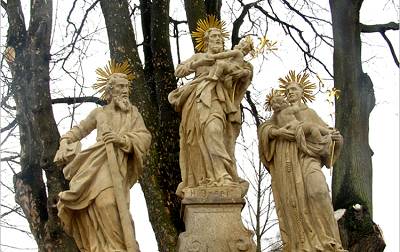 Sv.Tade, sv.Josef a sv.Antonn Padunsk v Kjov