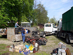 Holubov 2005, svoz velkoobjemovho a nebezpenho odpadu, 14. 5. 2005