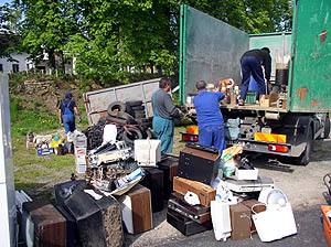 Holubov 2005, svoz velkoobjemovho a nebezpenho odpadu, 14. 5. 2005