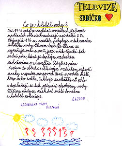 Z Holubov 2005, pspvek do Televize Srdko