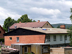 Holubov 2005, rekonstrukce stechy Matesk koly