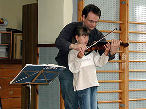 Z Holubov 2005, nvtva pana Tome Hjka ve kole