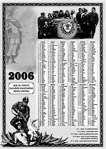 Keme 2006, 70. vro zaloen SDH Lhotka, nstnn kalend