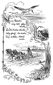 Svat eho, kresba Mikole Ale