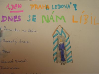 Ukzka z denku z cesty do Prahy ledov