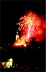 30.9.2006 - Slavnost vysvcen praporu obce Kjov zavril velkolep ohostroj.