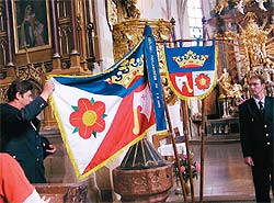30.9.2006 - Zbr ze svcen znaku a praporu obce Kjov v kostele Nanebevzet Panny Marie.