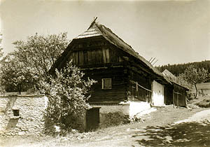 Bohdal chalupa v Bohoukovicch p. 5 (v 50. letech zbourna)