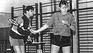 Badminton - Mgr.Michal Koudelka a Markta Koudelkov