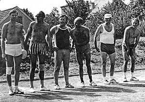 Turnaj vetern v Brloze 1975, historick foto