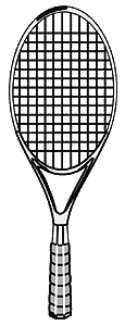 Badminton - ilustrace