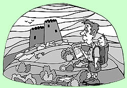 Turistika, ilustrace
