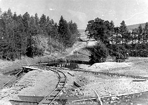 Vstavba nov koly ve Kemi v letech 1950-1952, historick foto