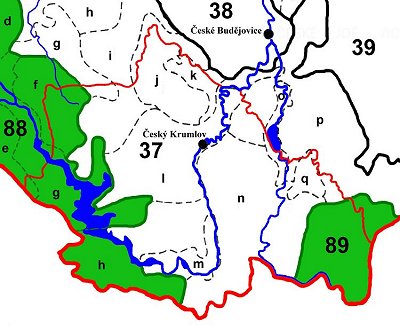 Mapa regionln fytogeografickho lenn