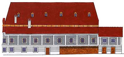 Kjovsk 56, 176, severn prel, klasicistn fze na zklad sondnch nlez, zdroj: Arteco B.M. s.r.o., autor: J. Bloch, P. Lengl, 2003