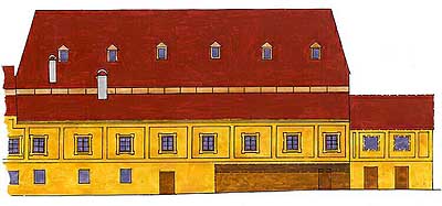 Kjovsk 56, 176, severn prel, 1. pol. 19. stol. na zklad sondnch nlez, zdroj: Arteco B.M. s.r.o., autor: J. Bloch, P. Lengl, 2003