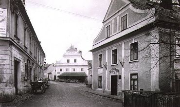 Městské divadlo Český Krumlov, historické foto