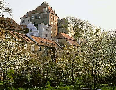 Hrad a zmek esk Krumlov, Horn hrad ze severn strany, foto: Libor Svek
