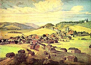 Adalbert Stifter, Horní Planá, olejomalba, 1823