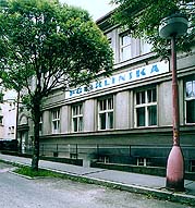 Budova polikliniky v eskm Krumlov
