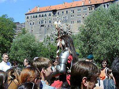 Celebrations of the Five petalled rose 2000  Middle Ages returned to esk Krumlov, photo: Lubor Mrzek
