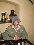 Velitel národních obranných sil Jihoafrické republiky v Krčmě Markéta Český Krumlov