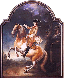 Josef Adam ze Schwarzenberku, jezdeck portrt
