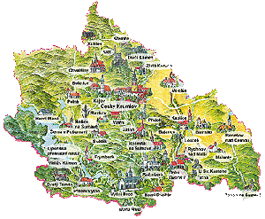 Mapa kulturnch a historickch pamtek regionu esk Krumlov, autor Ale Zelenka
