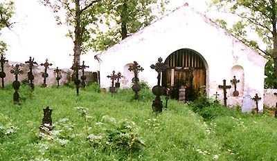 Svrz, hbitov