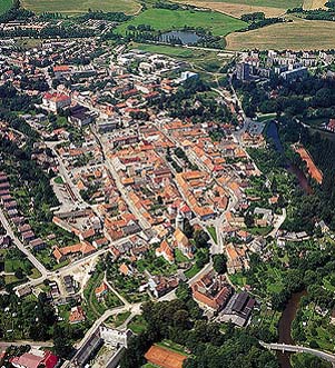 Leteck pohled na msto
