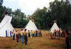 Pfadfinderlager - Antritt, Pfadfinder aus Holubov 2000