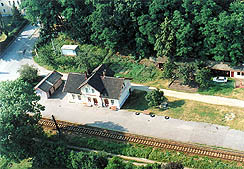 Eisenbahnstation Holubov, Luftaufnahme