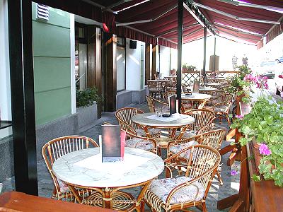 Hotel Vltava u Lipensk pehrady, zahradn restaurace