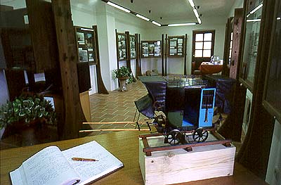 Muzeum koněspřené dráhy v Bujanově, interiér expozice