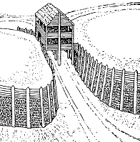 Oppidum Tsov - rekonstrukce kleovit brny