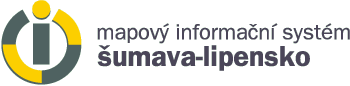 Map information system umava - Lipno area, logo