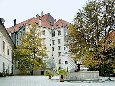II. ndvo zmku esk Krumlov, pohled na Horn hrad, 2000, foto: Pavel Slavko