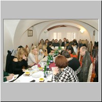 Tisková konference v Primátorském salonku Hotelu Malý Pivovar v Českých Budějovicích, 26.11.2003, foto: Lubor Mrázek